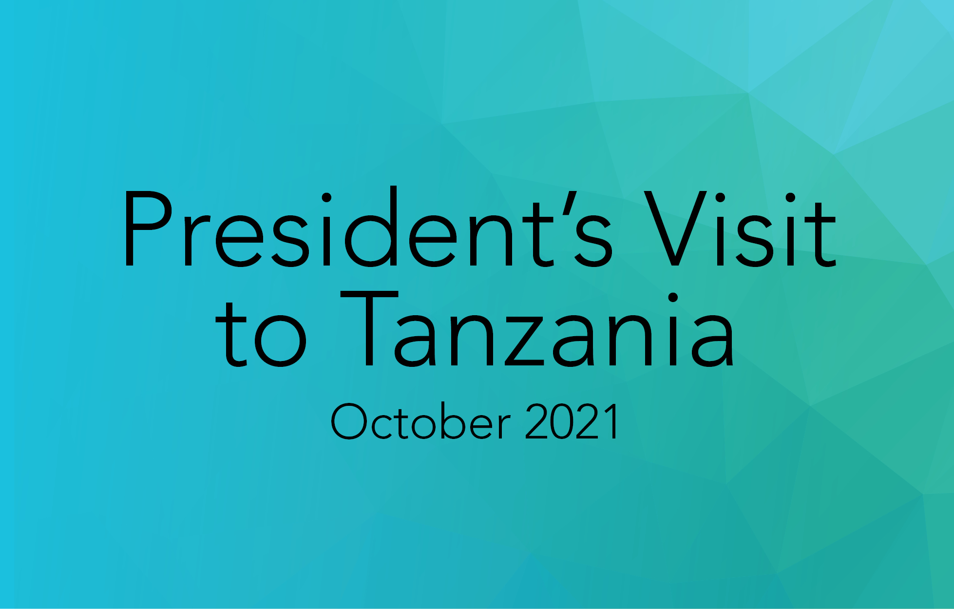 The WF President visits Tanzania October ’21