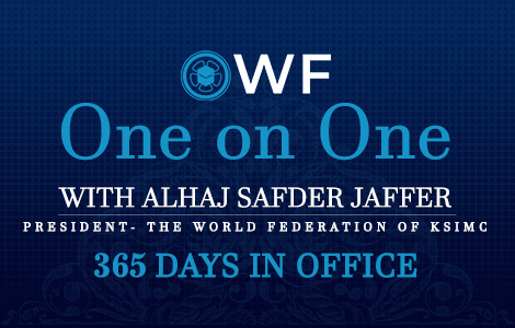 One on One with Alhaj Safder Jaffer – WF President