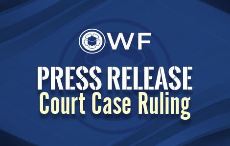 WF Press Release – Court Case Ruling