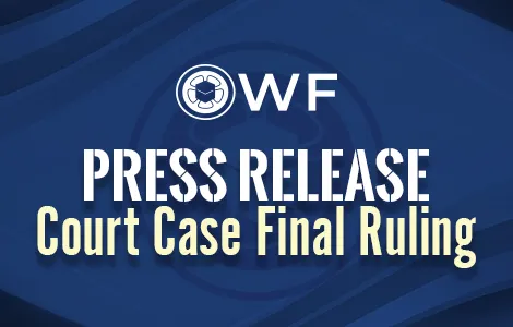 WF Press Release – Court Case Final Ruling