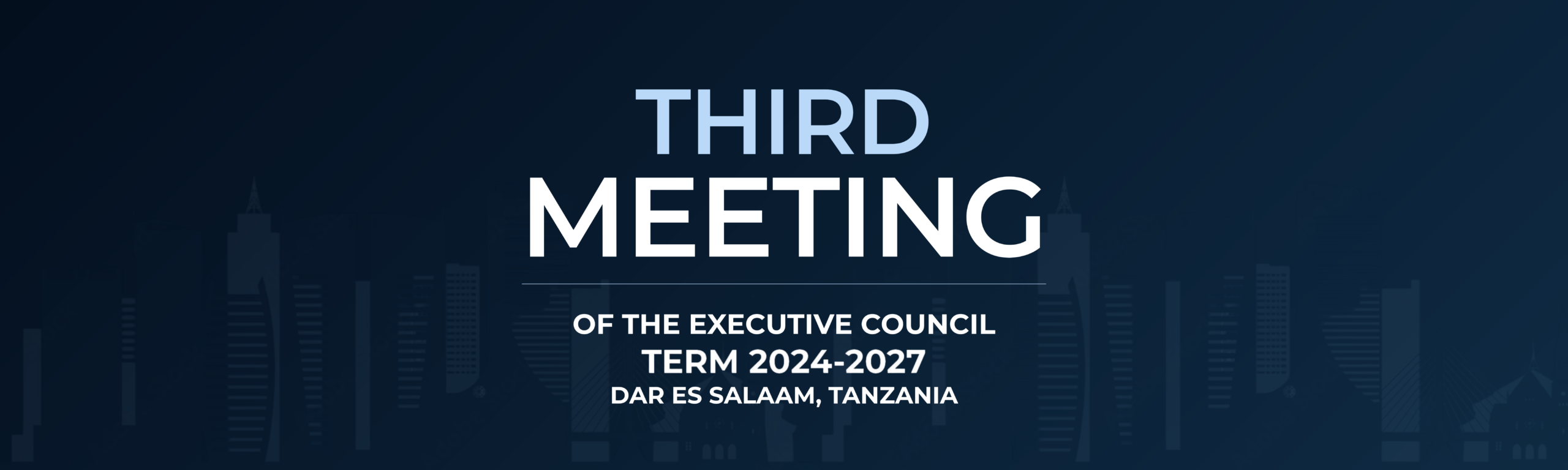 Reporting on the Third Executive Council Meeting